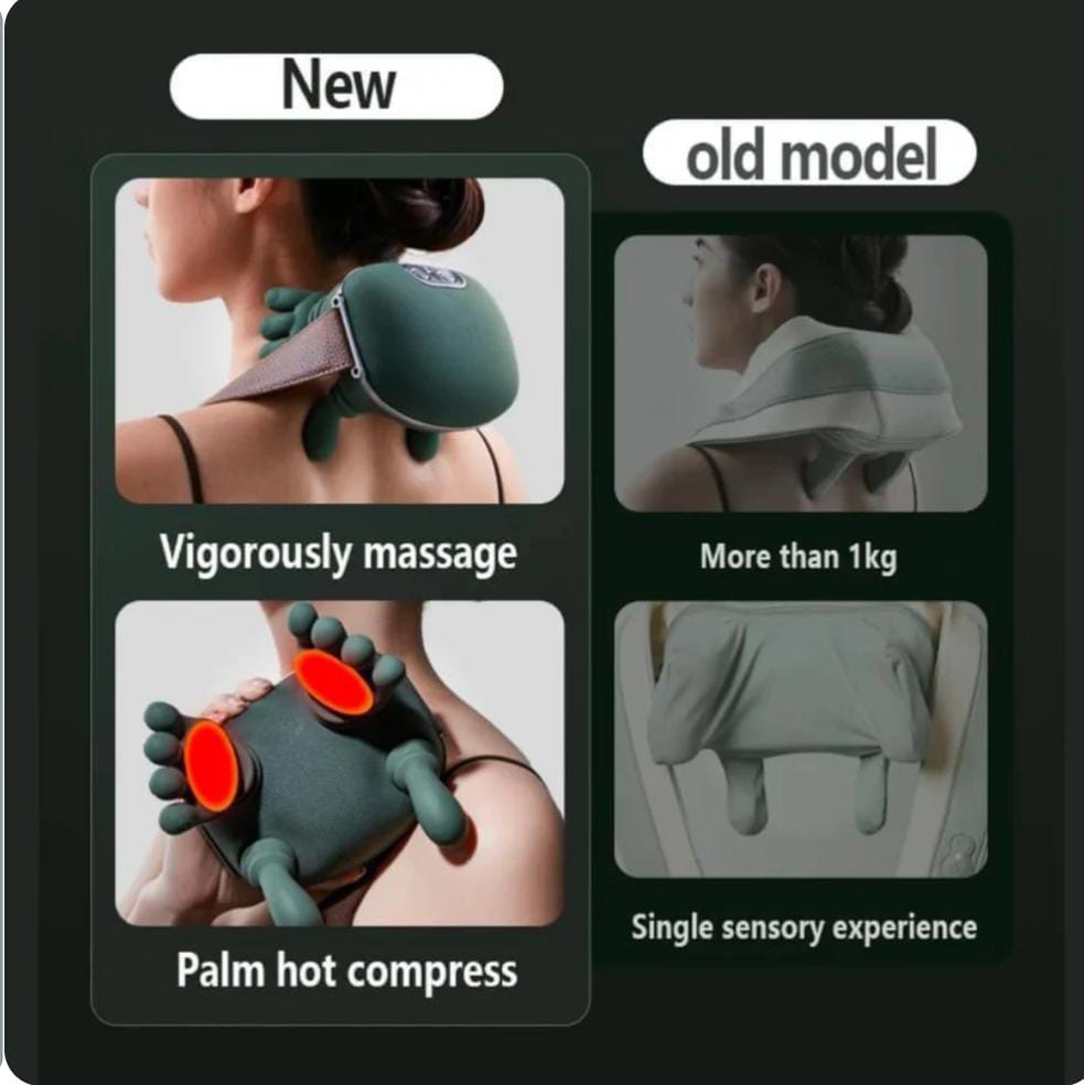 Relaxing massager for the neck and back