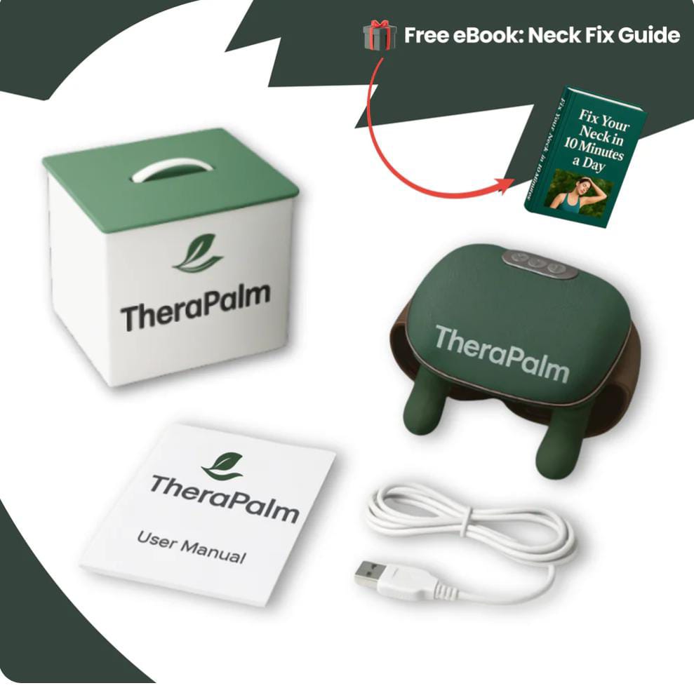 Relaxing massager for the neck and back